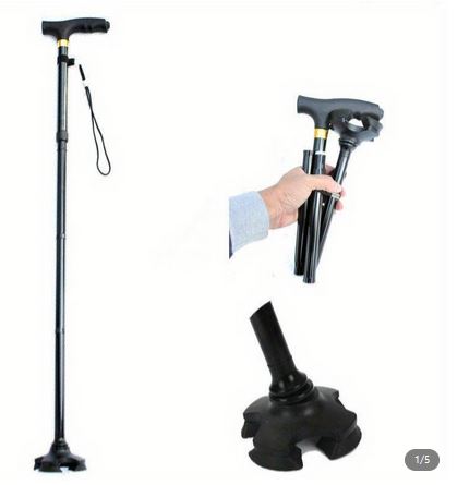 Folding Cane with Light